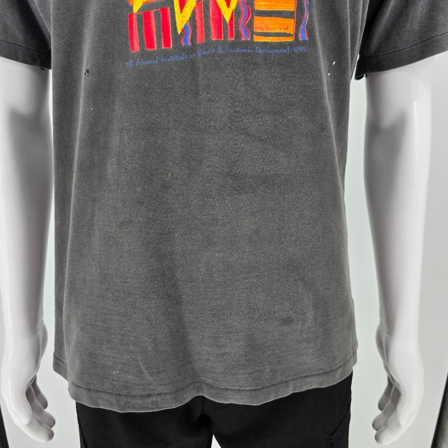 Vintage 1995 Ms. Foundation for Women 7th Annual Institute Sunburst T-Shirt (L)