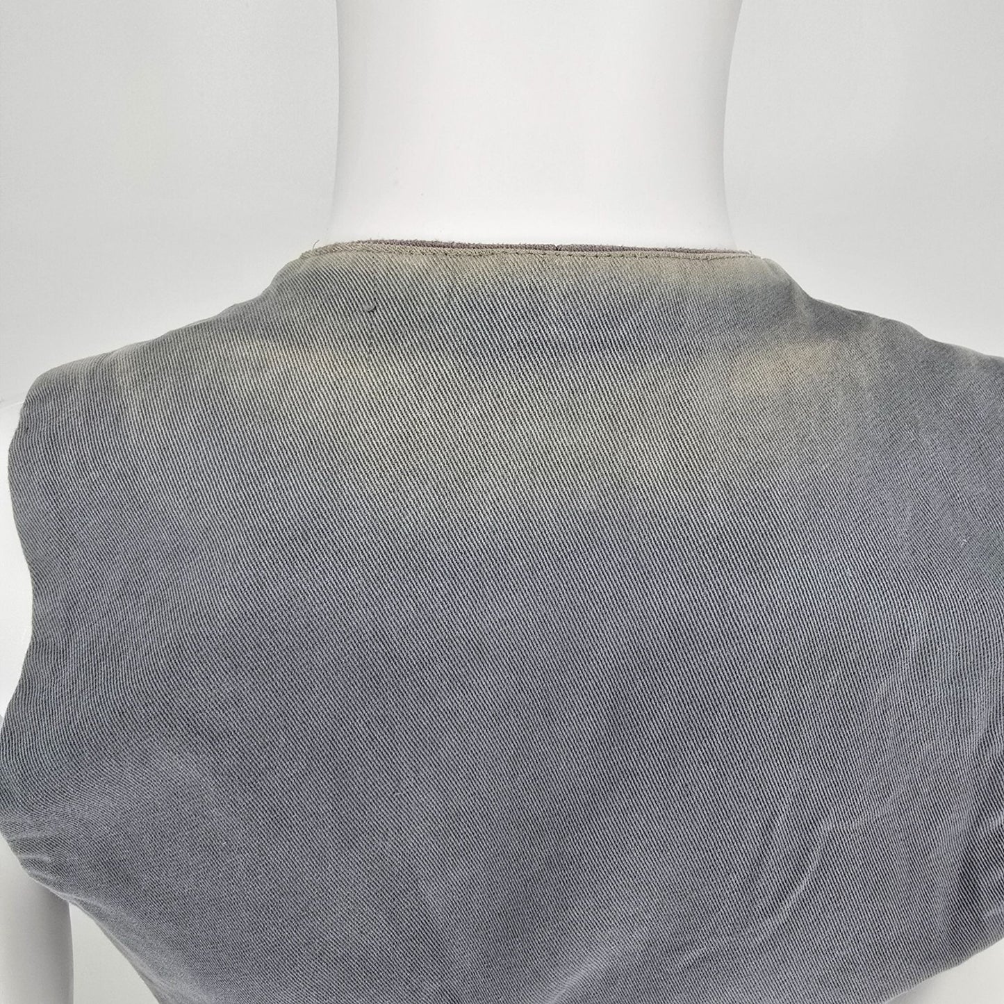 Distressed FHB Detlef German Double-Breasted Workwear Carpenter Guild Vest (XS)
