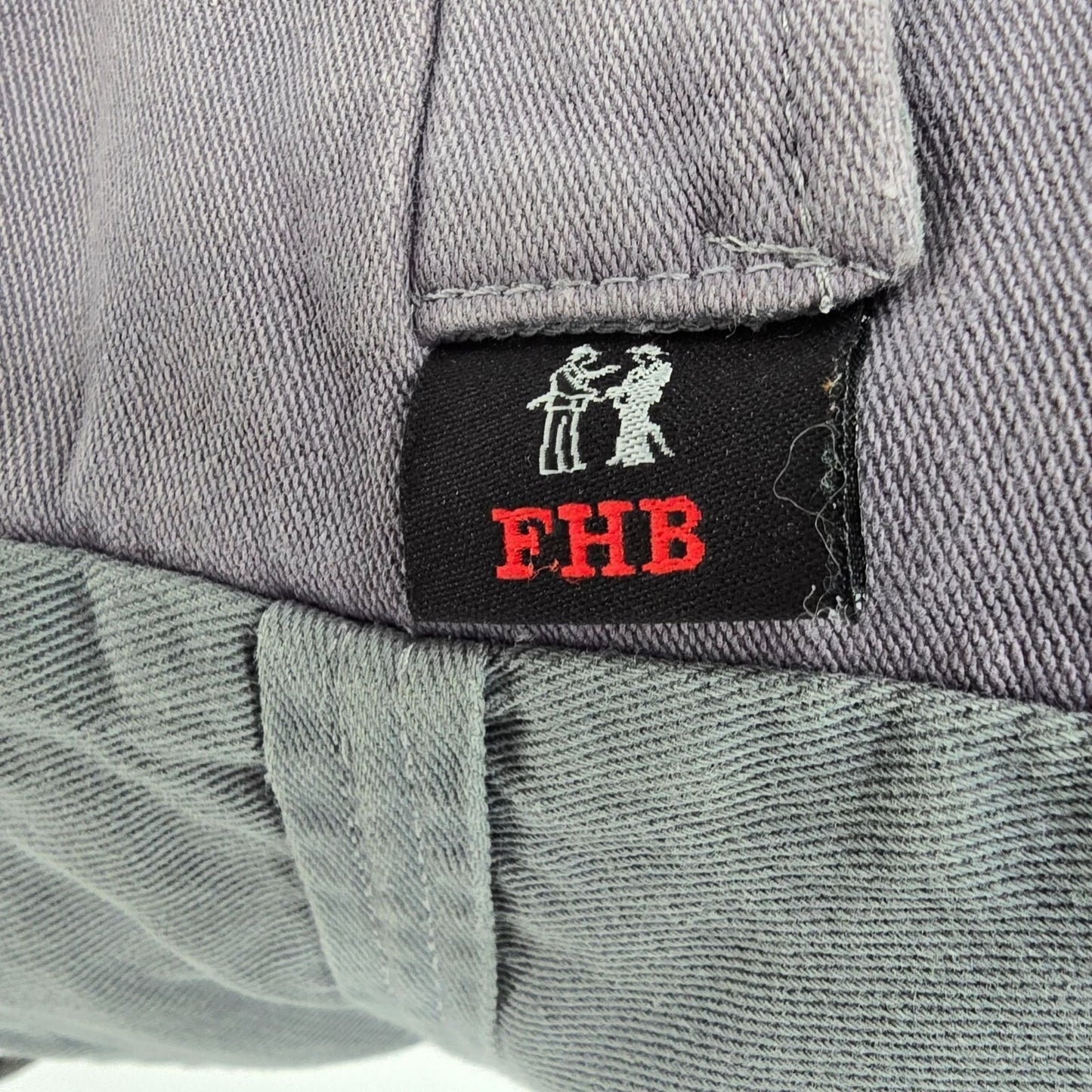 Distressed FHB Detlef German Double-Breasted Workwear Carpenter Guild Vest (XS)