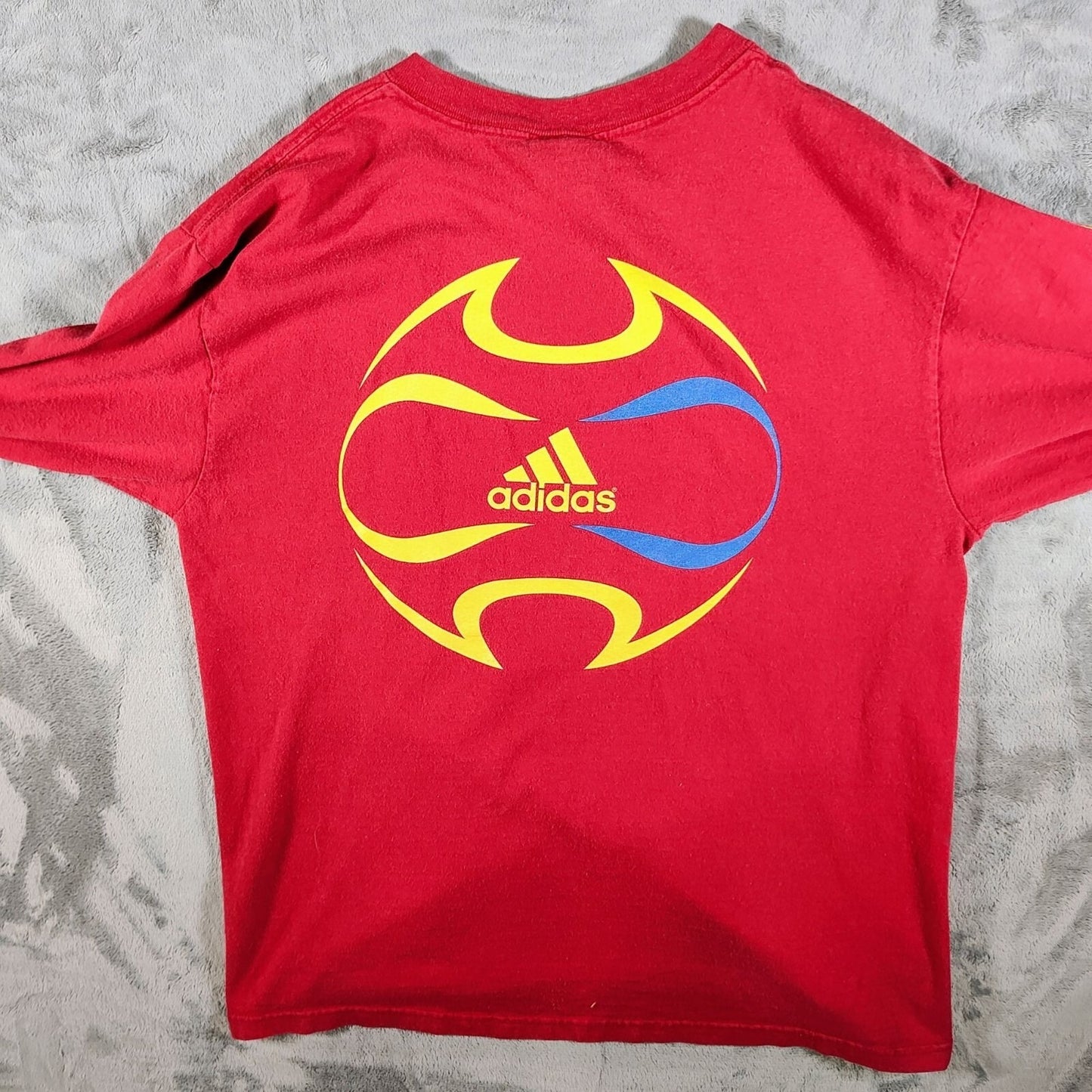 Adidas Real Salt Lake Logo Major League Soccer Red Long Sleeve Graphic Shirt (M)