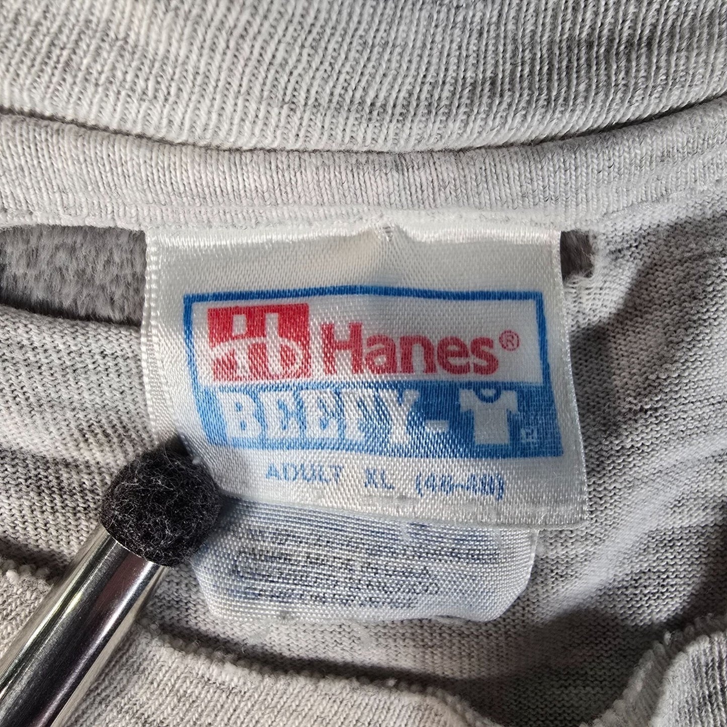 Thrashed Vintage 1990s Hanes Beefy-T Battleship Cove Fall River, MA T-Shirt (XL)