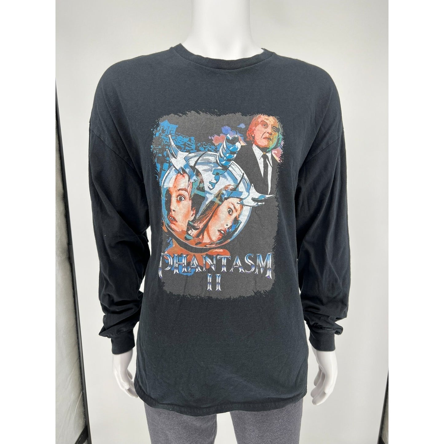 Black Phantasm II Long Sleeve Movie T-Shirt (XL)