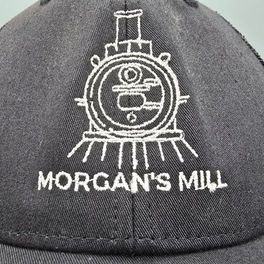 Morgan's Mill Woodland, CA Embroidered Black/White Richardson Trucker Hat *Fair