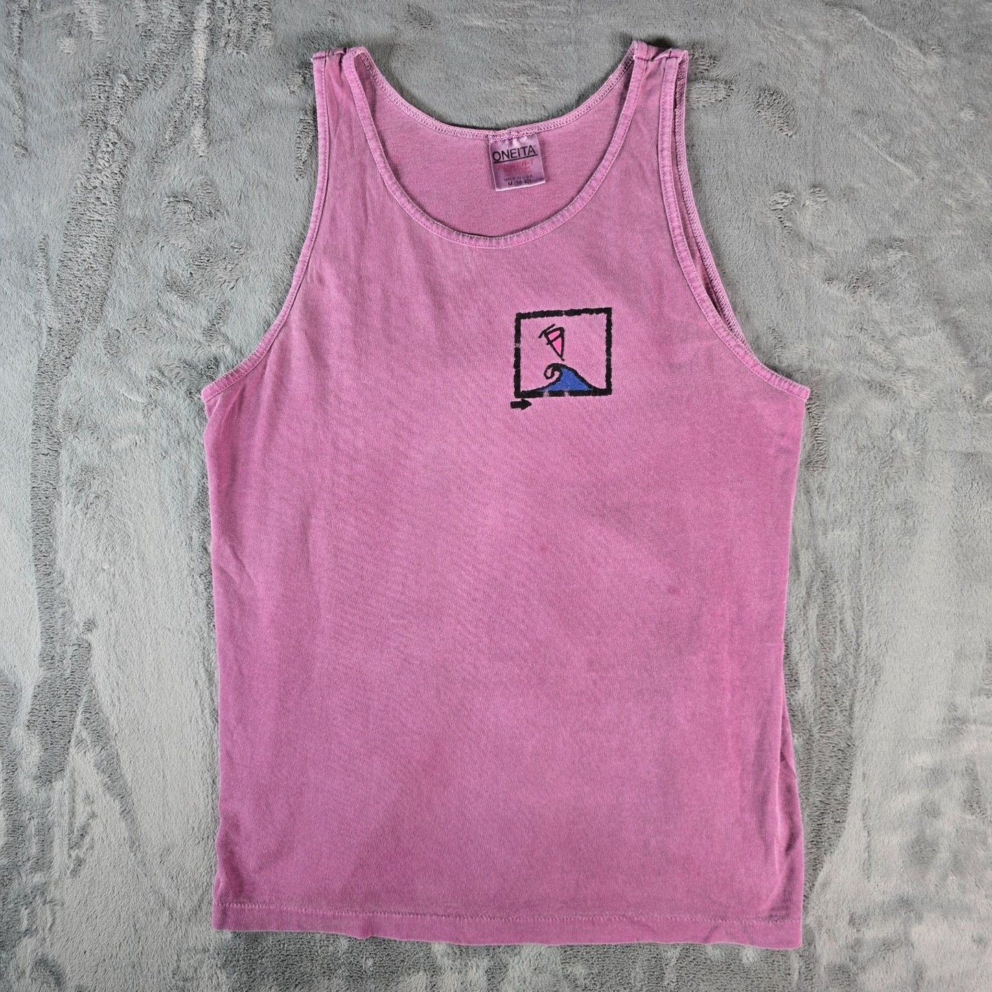 Vintage 1990s Oneita Columbia River Gorge Windsailing Graphic Tank Top (S/M)
