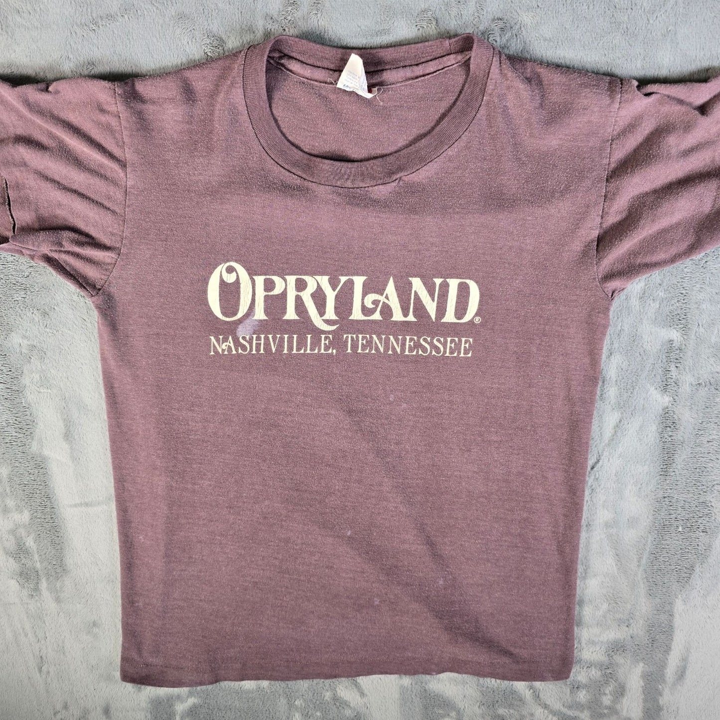 Vintage 1980s Enco Originals Opryland Nashville, Tennesse Souvenir T-Shirt (S/M)