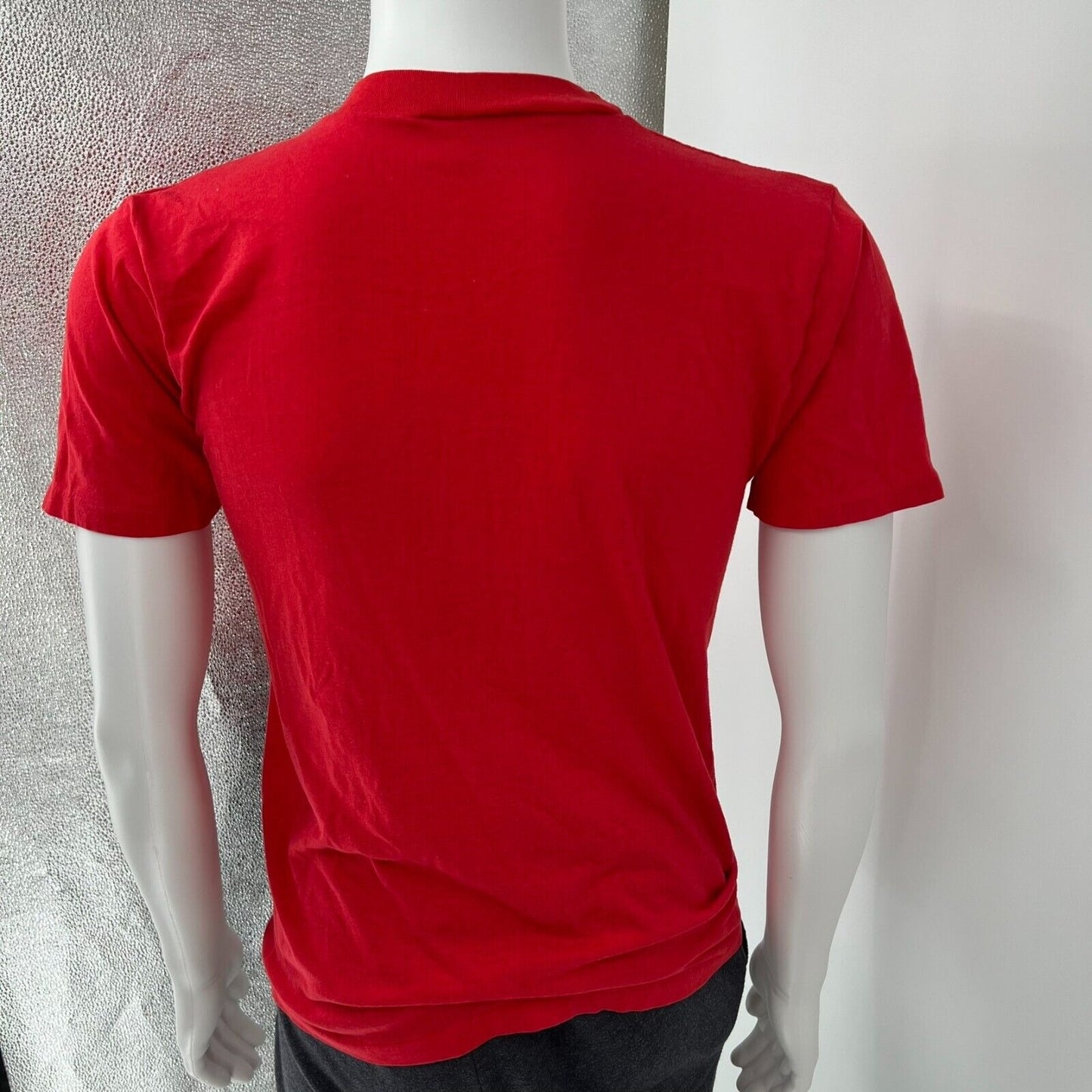 Vintage Single-Stitch Red Snoopy "Bicycle Lake Yacht Club" Shirt (Small)