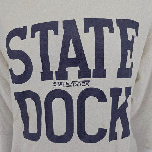 Vintage 1980s Grumbles State Dock Marina Lake Cumberland, KY T-Shirt (L/XL)