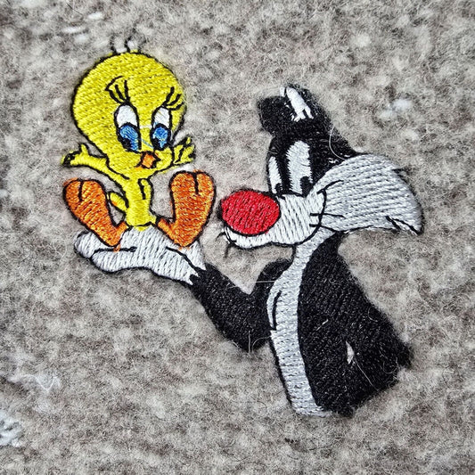 Distressed Vintage 1980s Looney Tunes Sylvester and Tweety Vest (Girls 7/8)