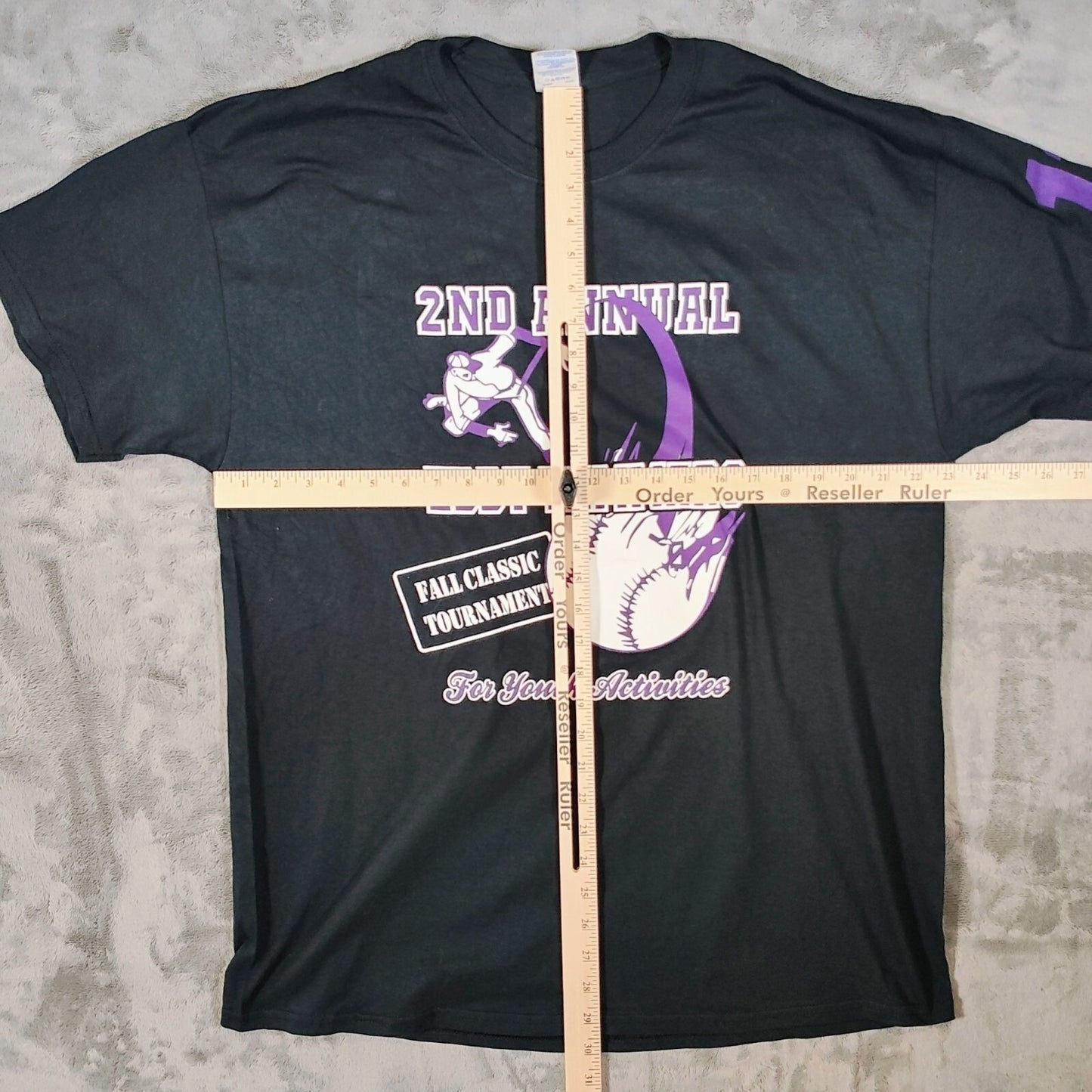 2nd Annual Eddy Tammaro Fall Classic Tournament Black Graphic T-Shirt (XL)
