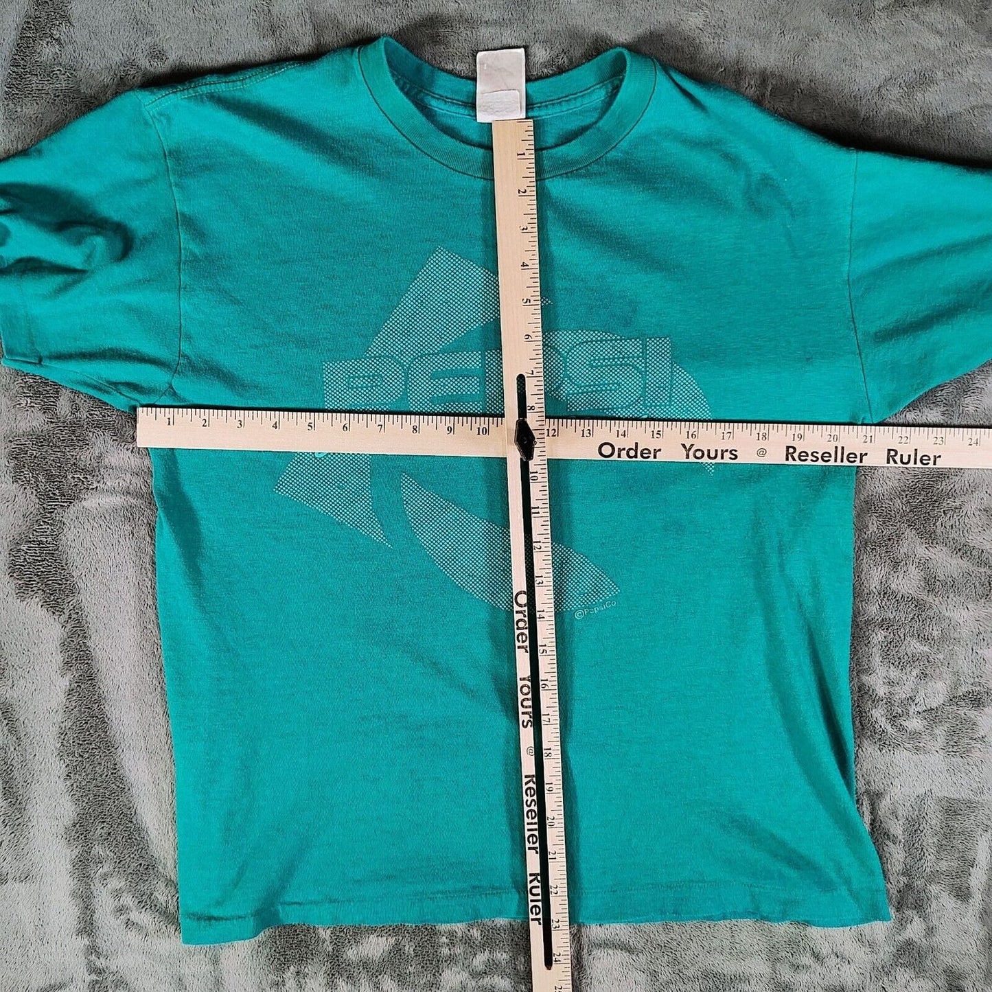 Vintage 1980s Pepsi Apparel America "All American Made" Raised Print T-Shirt (L)