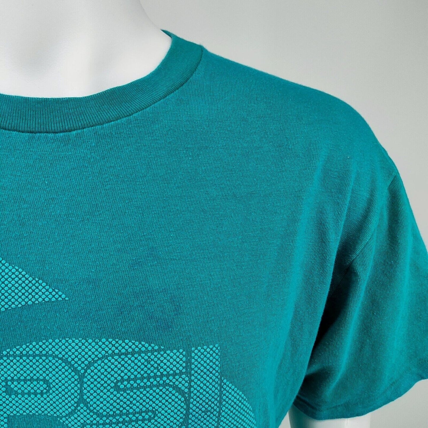 Vintage 1980s Pepsi Apparel America "All American Made" Raised Print T-Shirt (L)