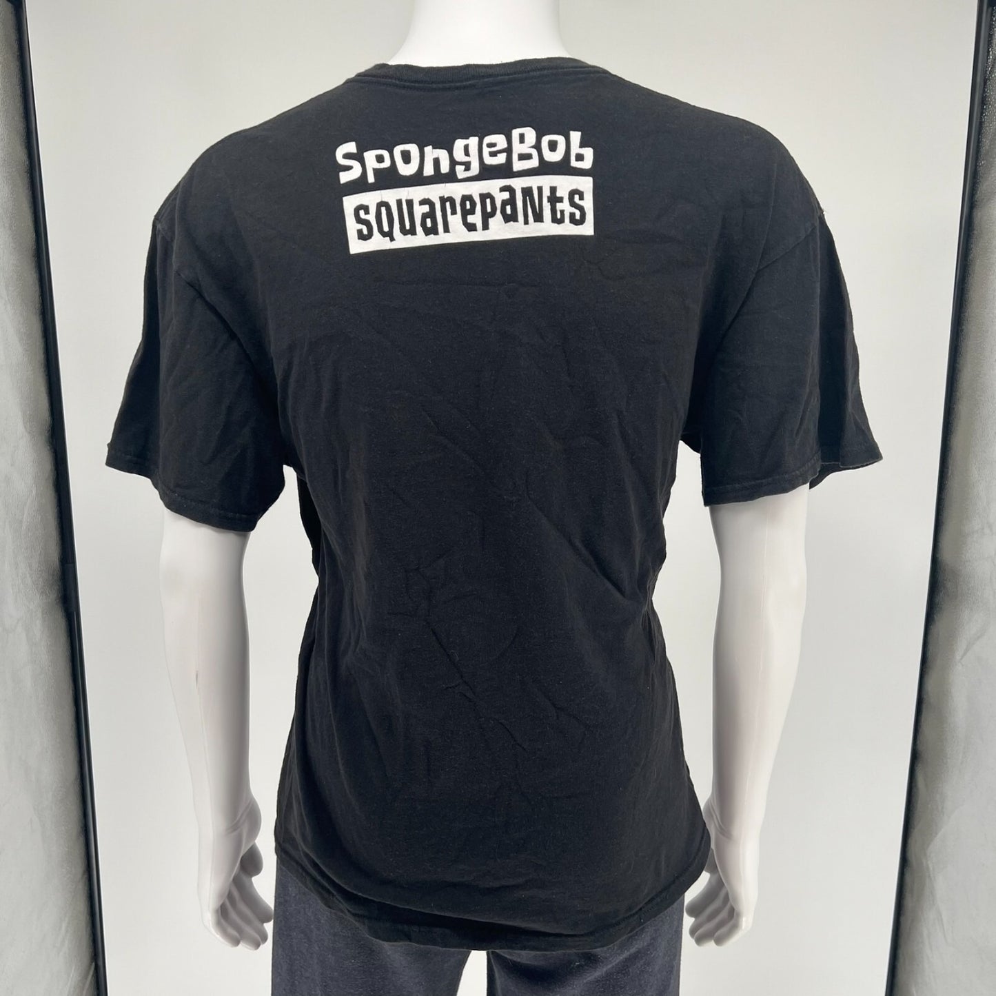 Spongebob Squarepants "When Work Is Literally Killiing you Meme T-Shirt (XL)