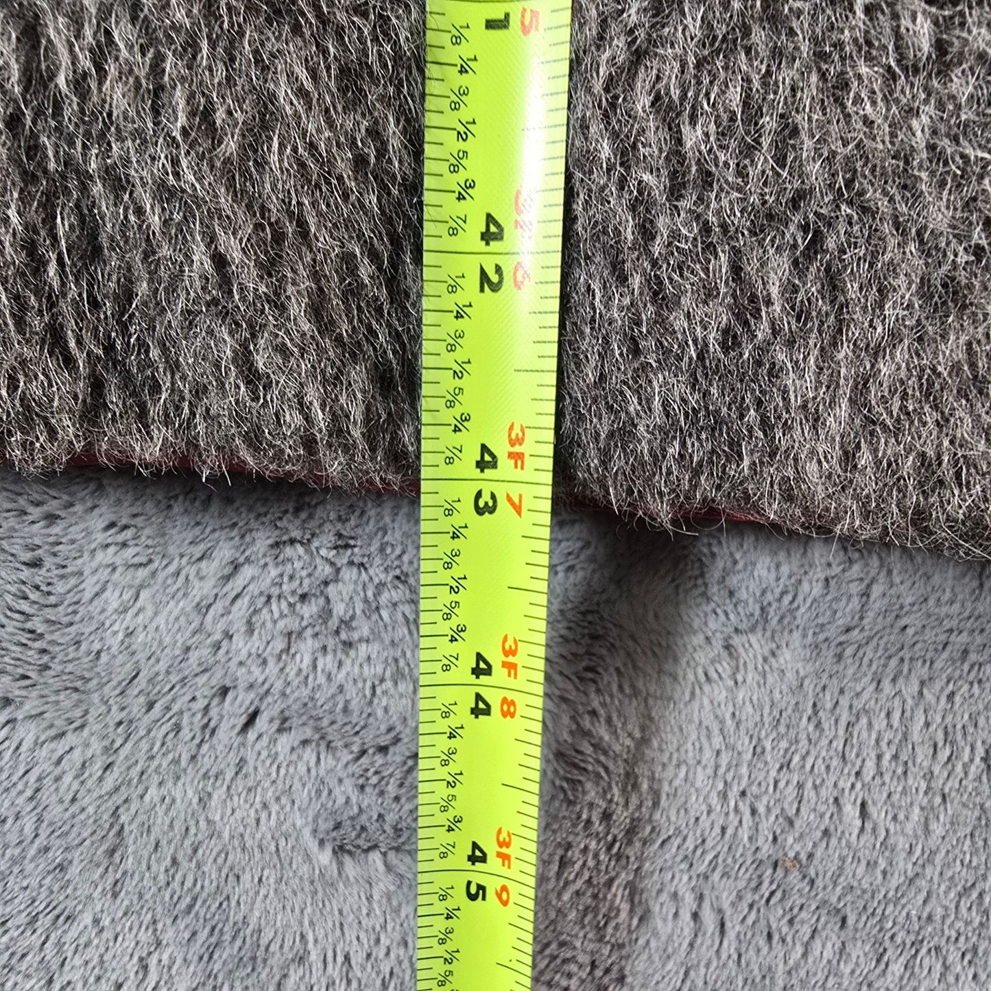 Vintage 1960s Unbranded Women's Gray Shawl Collar Swing/Cocoon Coat (XL)