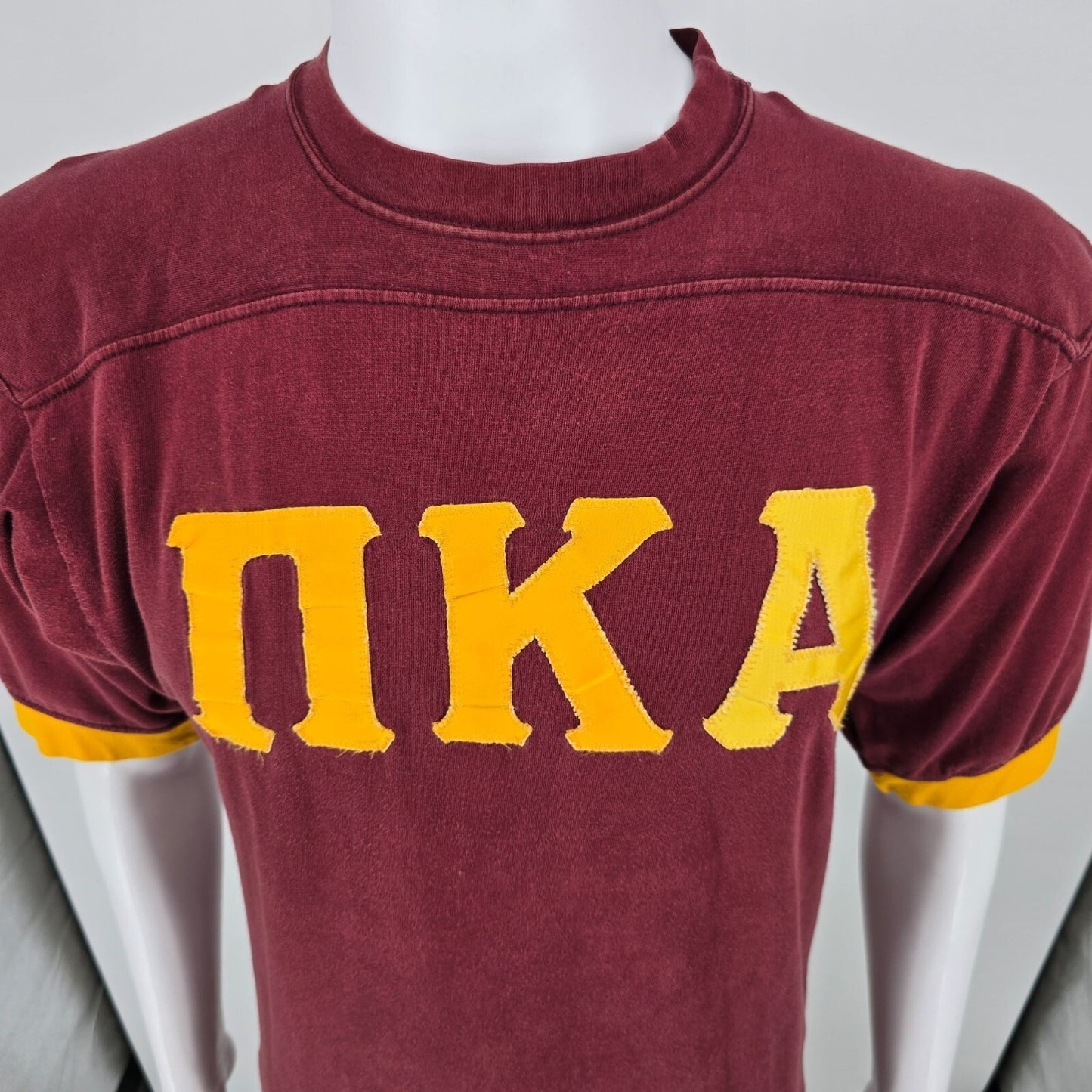 Vintage 1970s Russell Athletic ΠΚΑ Pi Kappa Alpha Fraternity Jersey T-Shirt (S)