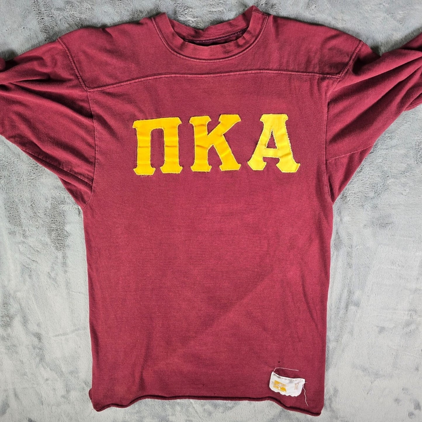 Vintage 1970s Russell Athletic ΠΚΑ Pi Kappa Alpha Fraternity Jersey T-Shirt (S)