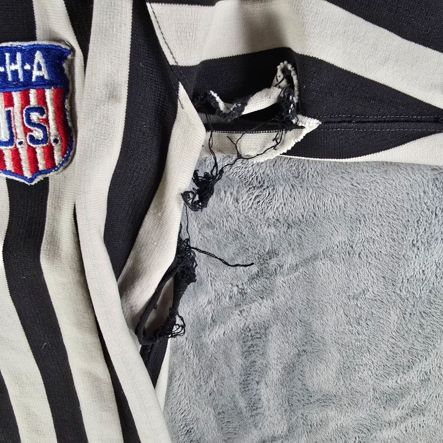 Vintage 1960s Amateur Hockey Associate of the United States Referee Jersey (M)