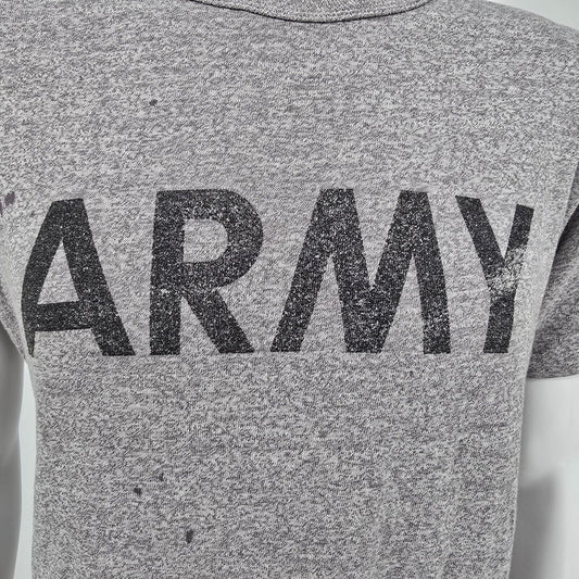 Vintage 1987 Champion U.S. Army Physical Fitness Uniform (PFU) Gray T-Shirt (L)