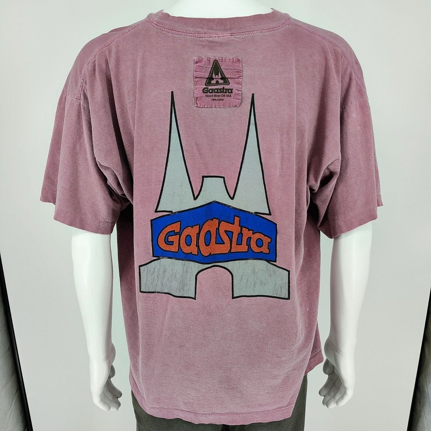 Vintage Single Stitch Ritz Gaastra Hood River, Oregon USA Graphic T-Shirt (XL)