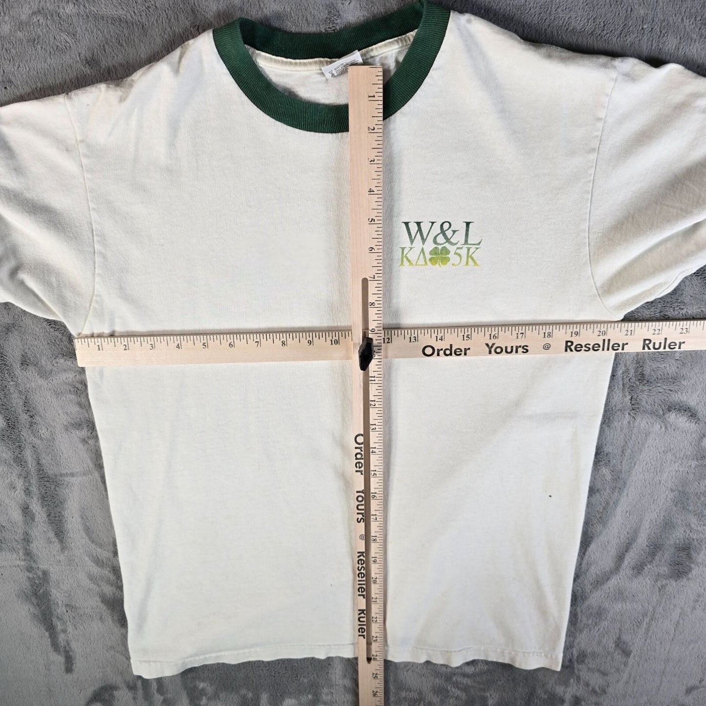 Vintage 2003 W&L Kappa Alpha 5K Benefitting Project Horizon Ringer Tee (M) *Fair