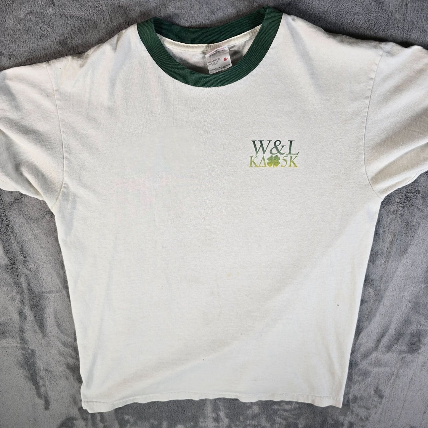 Vintage 2003 W&L Kappa Alpha 5K Benefitting Project Horizon Ringer Tee (M) *Fair