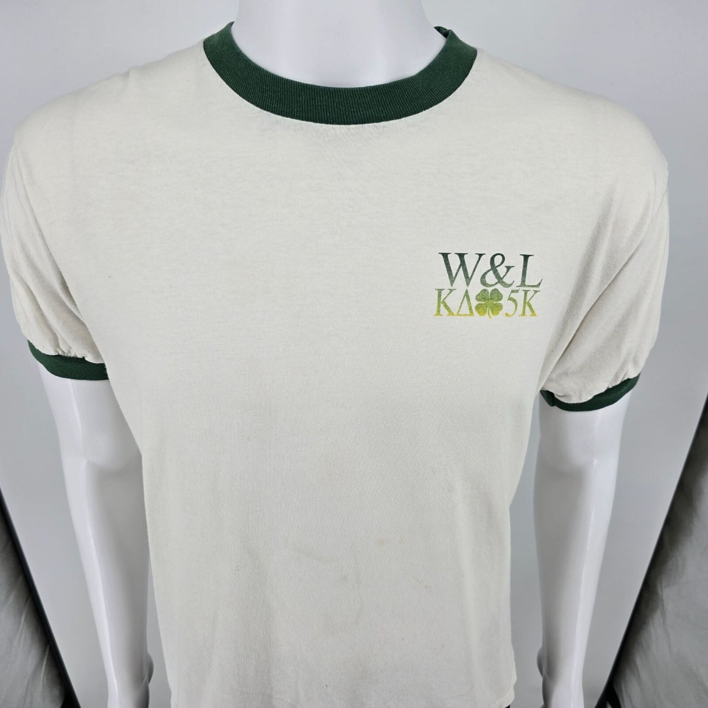 Vintage 2003 W&L Kappa Alpha 5K Benefitting Project Horizon Ringer Tee (M) *Fair