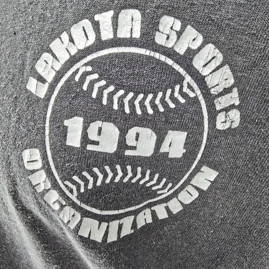 Vintage 1990s Lakota Sports Organization Ohio 1994 Baseball T-Shirt (L/XL)
