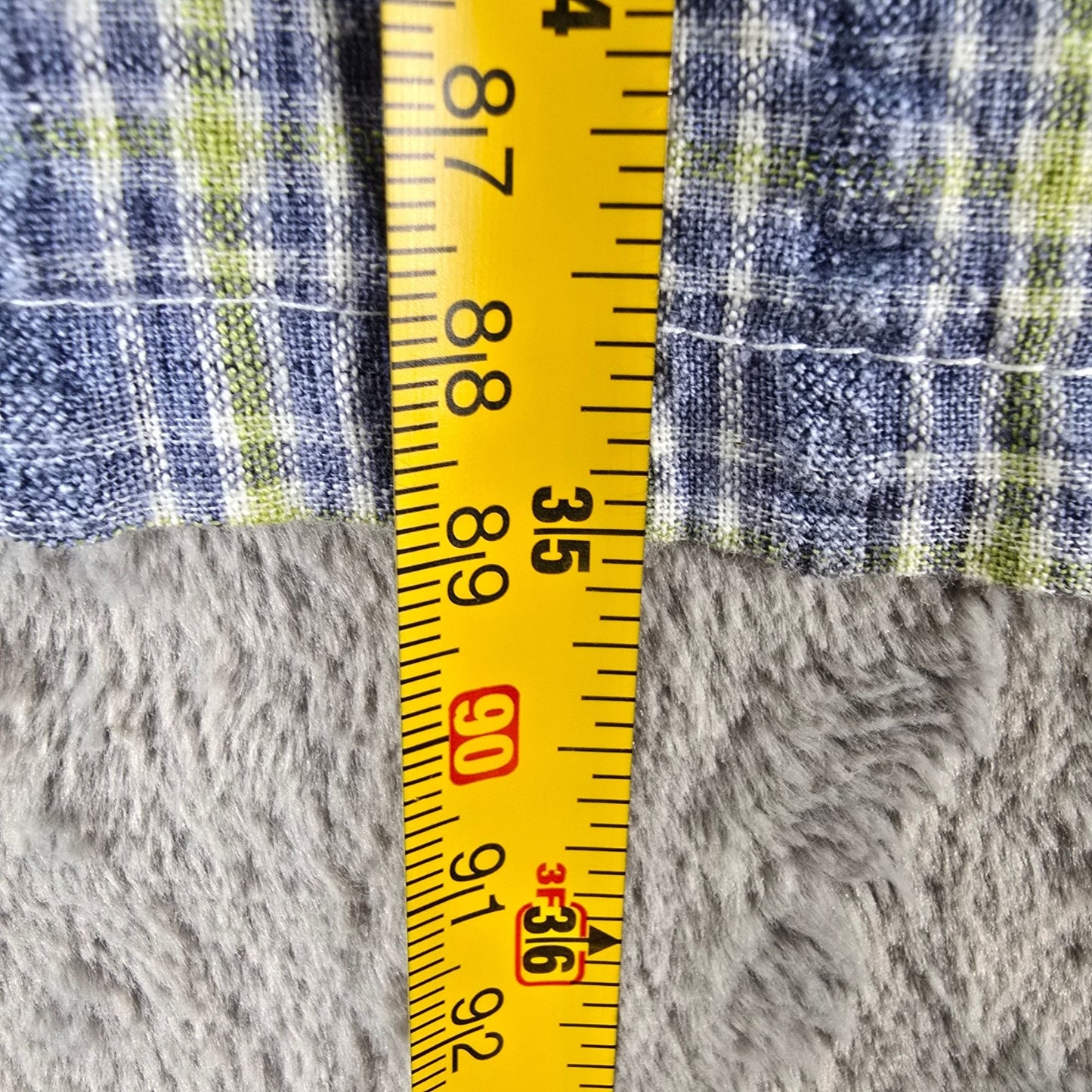 Vintage 1990s Tart Cotton Plaid Made in USA Sleeveless Shift Dress (XS/2)