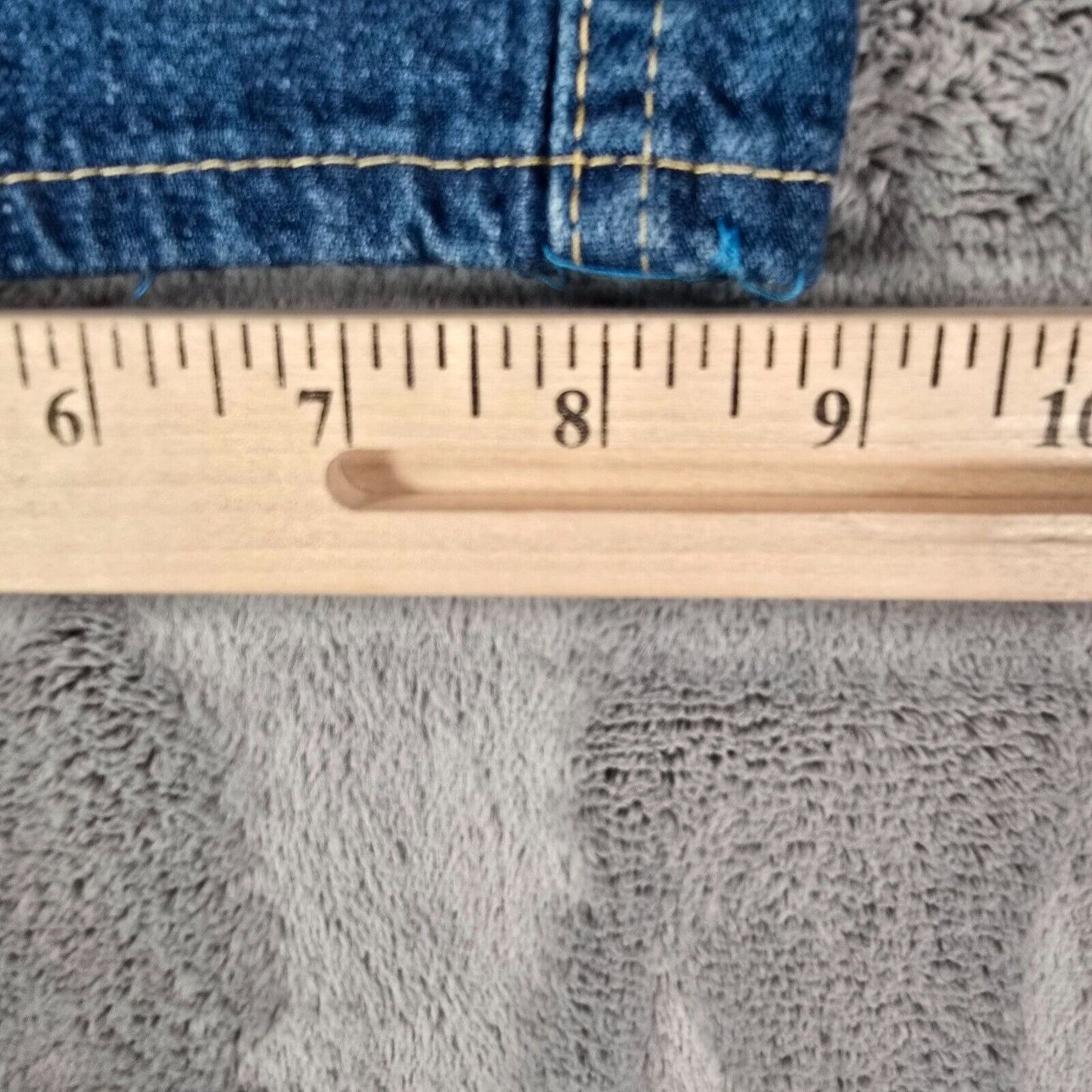 Vintage Distressed 1970s/1980s Live Ins Casual Denim Blue Denim Jeans (27x30)