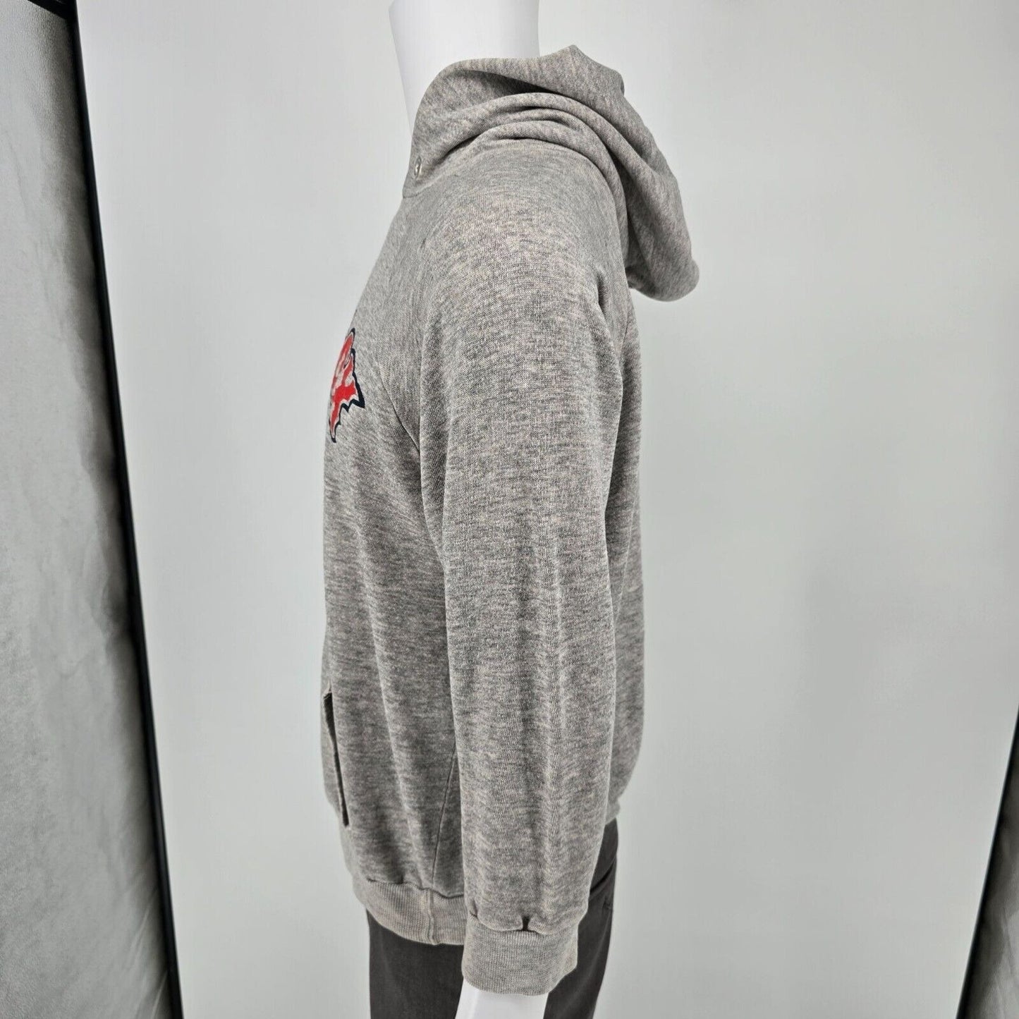 Vintage Distressed Early 1980s Cabot Knitting Mills Boston Red Sox Hoodie (M)