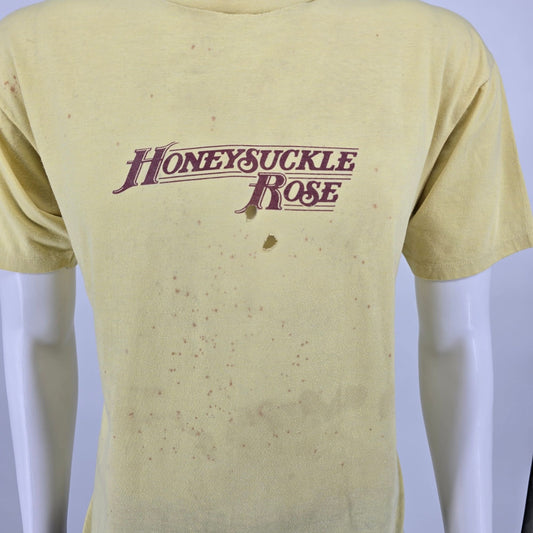 Vintage 1980s Willie Nelson Honeysuckle Rose/Willie Jeans Promo T-Shirt (M/L)