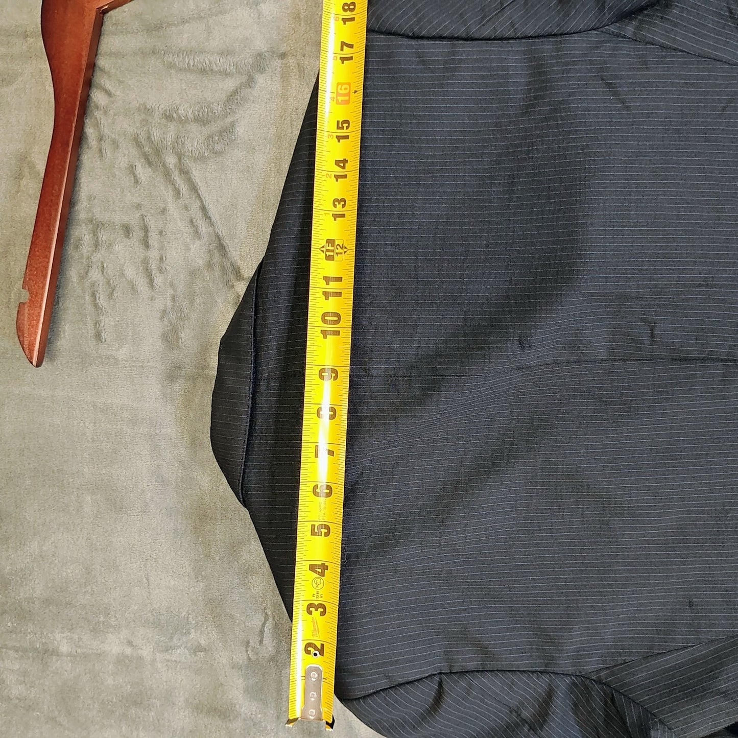 Boss Hugo Boss Black with Blue Chalk Stripes James4/Sharp6 Suit Jacket (38R)