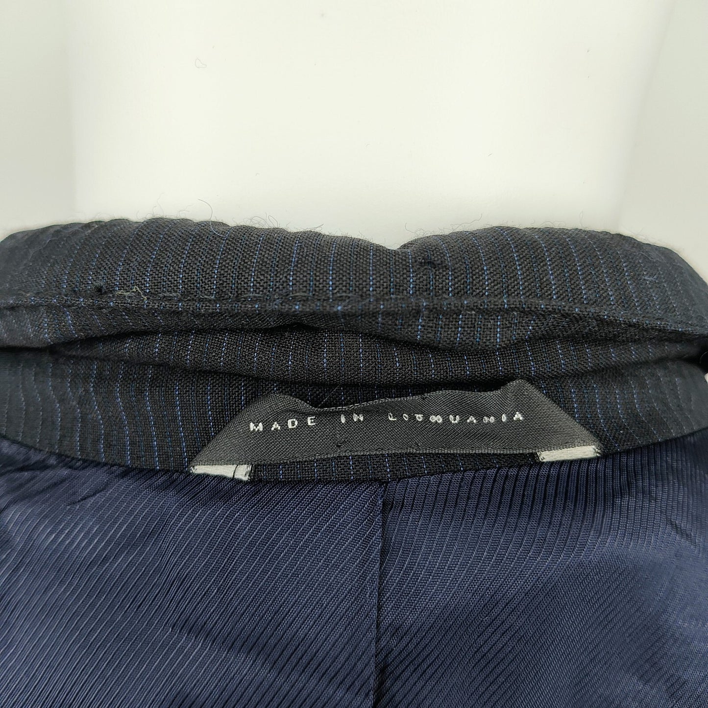 Boss Hugo Boss Black with Blue Chalk Stripes James4/Sharp6 Suit Jacket (38R)