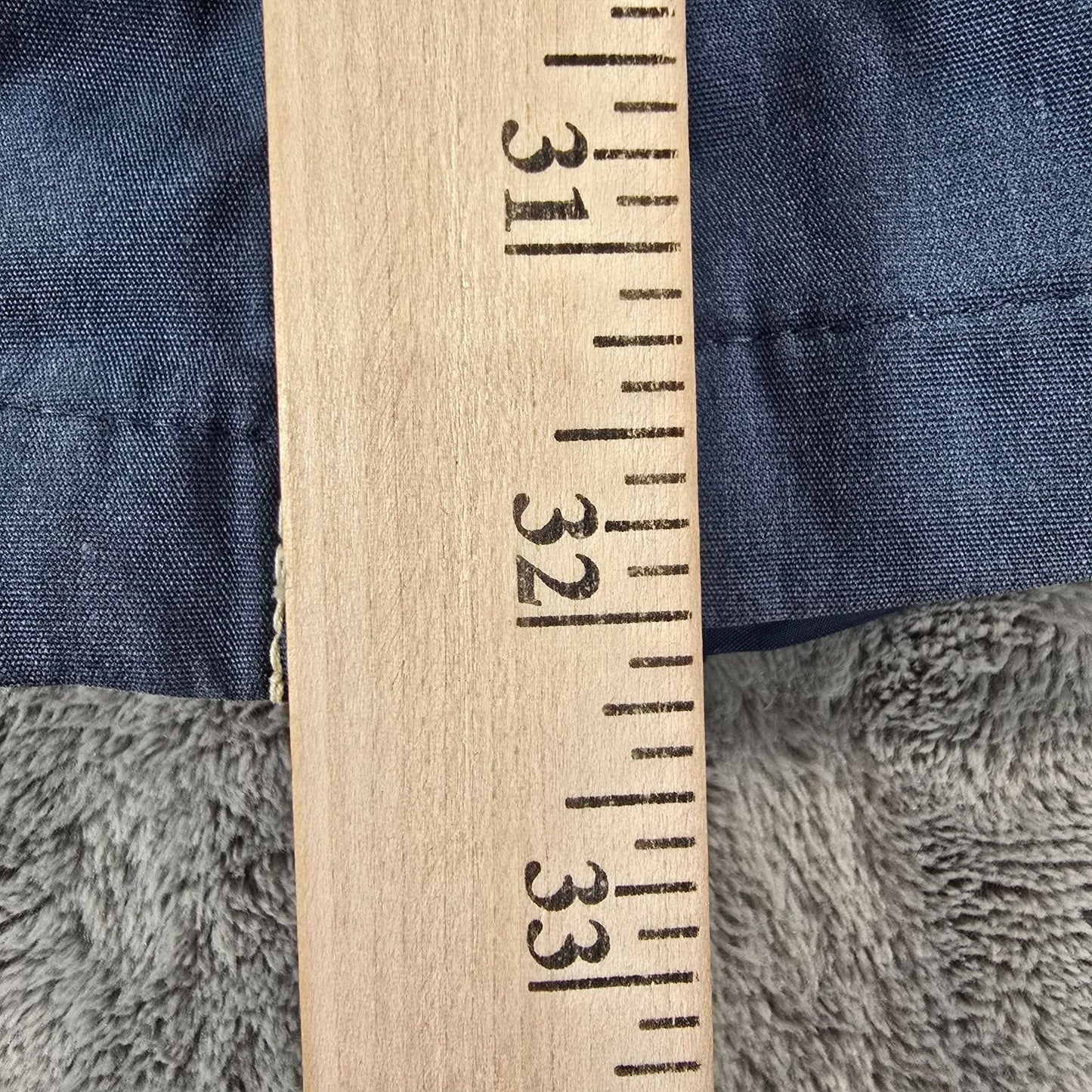 Vintage 1970s Misty Valley Women's Blue Contrast Stitch Belted Car Coat (M/L)