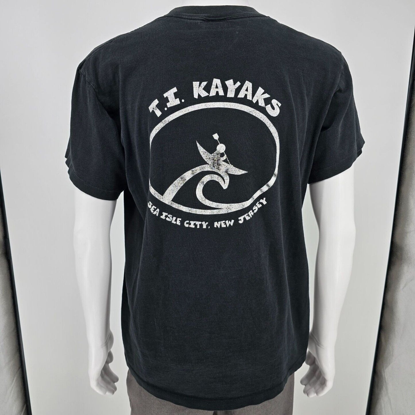 Vintage Y2K T.I. Kayaks Sea Isle City, New Jersey Single-Stitch T-Shirt (L)