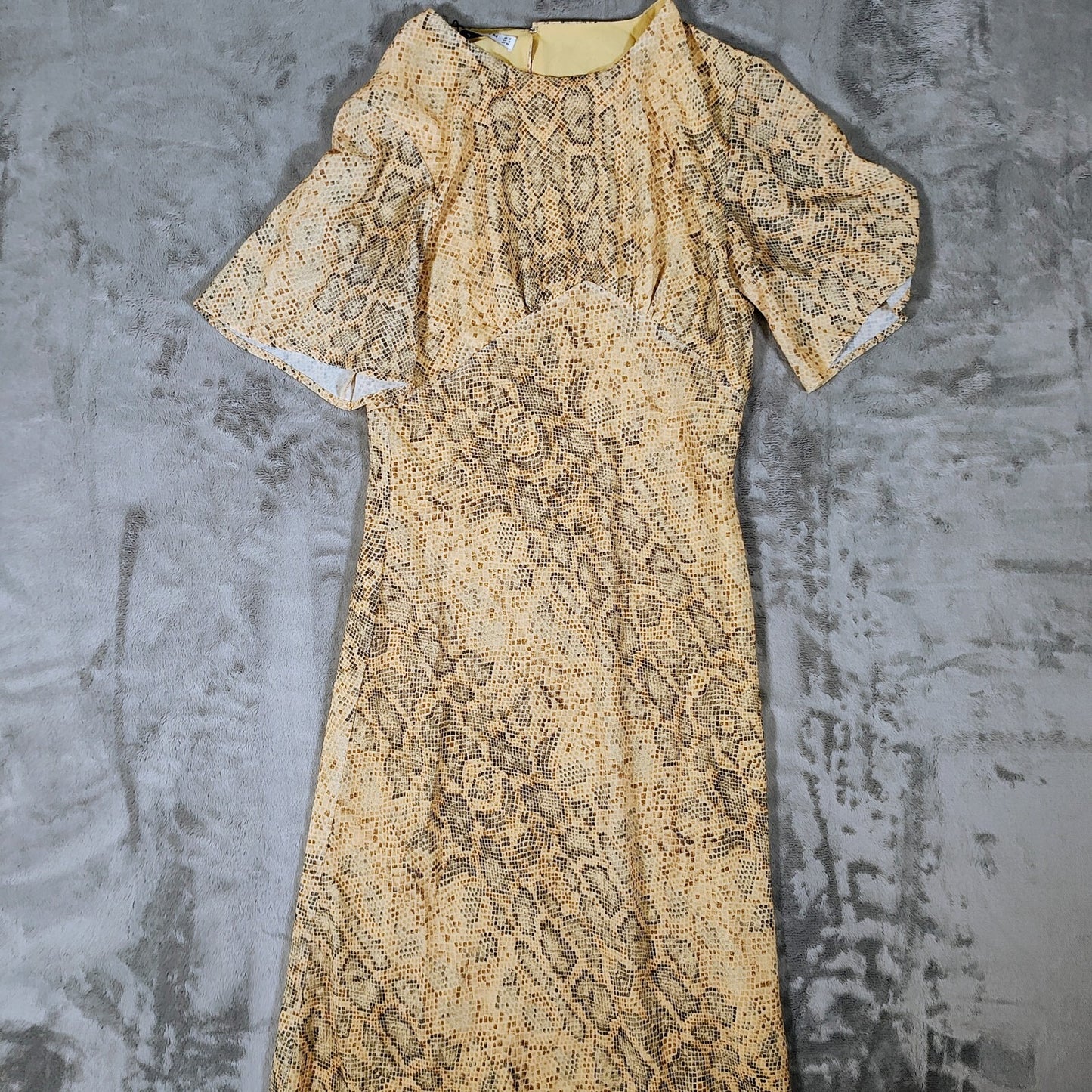 NWT Third Form Women's Yellow Animal Instincts Bias T-Shirt Dress (Size 2)