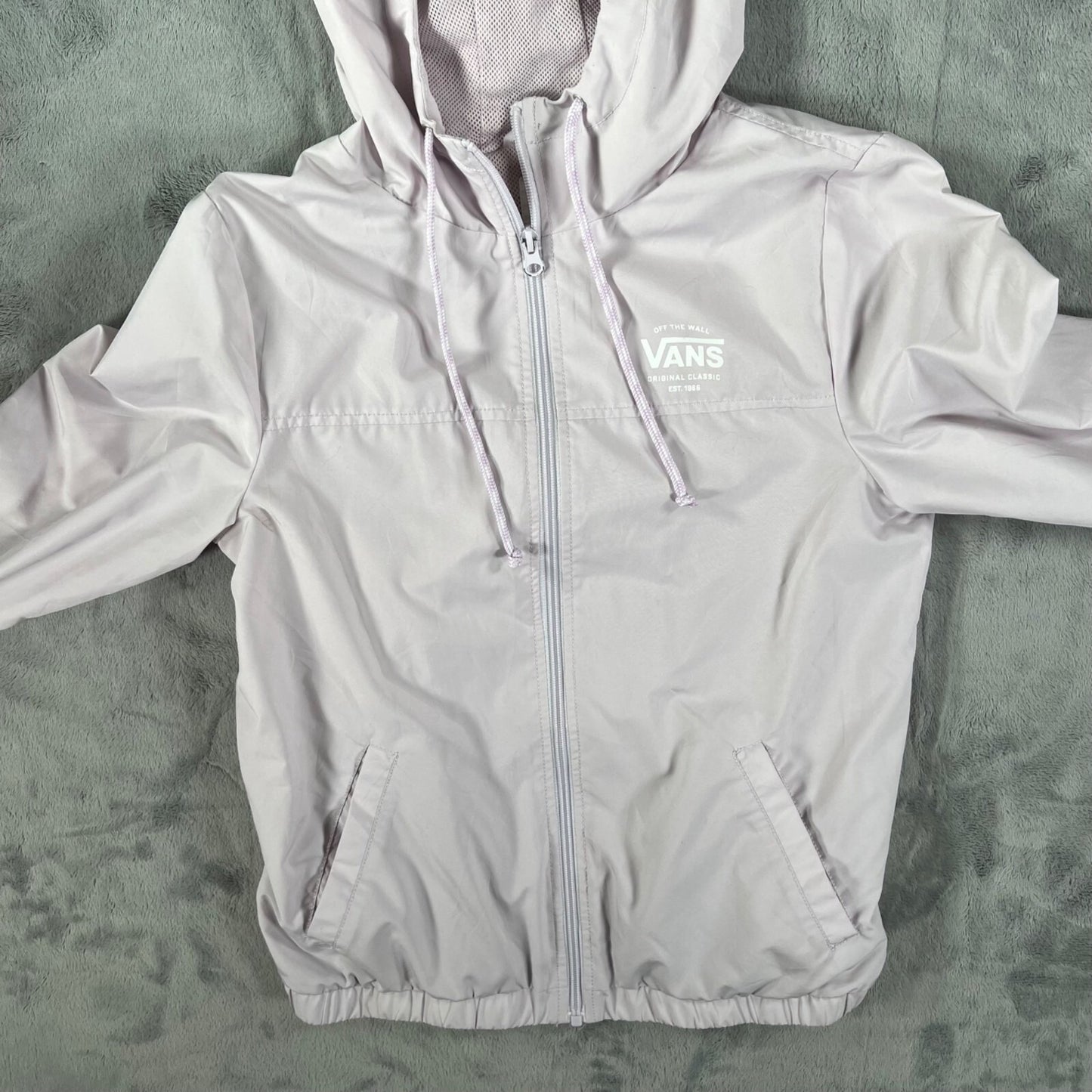 Vans Women's The Kastle II Lilac Hooded Windbreaker Jacket (S) *Fair Cond.