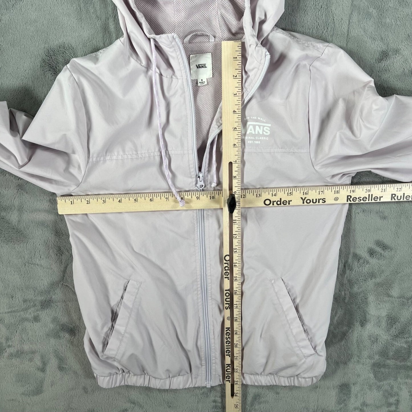Vans Women's The Kastle II Lilac Hooded Windbreaker Jacket (S) *Fair Cond.