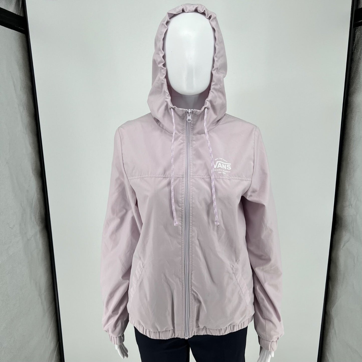 Vans Women's The Kastle II Lilac Hooded Windbreaker Jacket (S) *Fair Cond.
