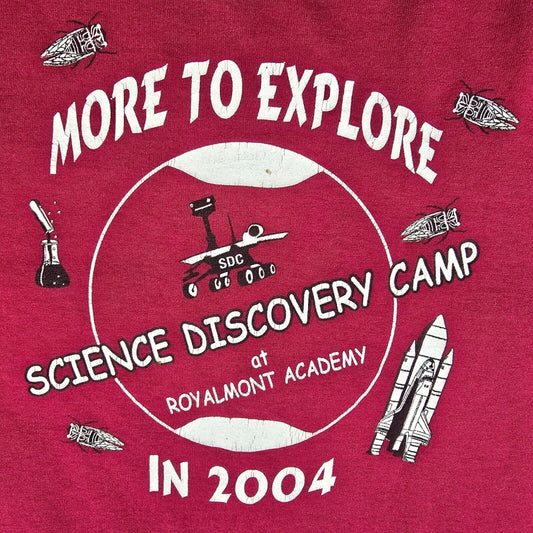 Vintage 2004 Science Discovery Camp at Royalmont Academy T-Shirt (Youth M 10/12)