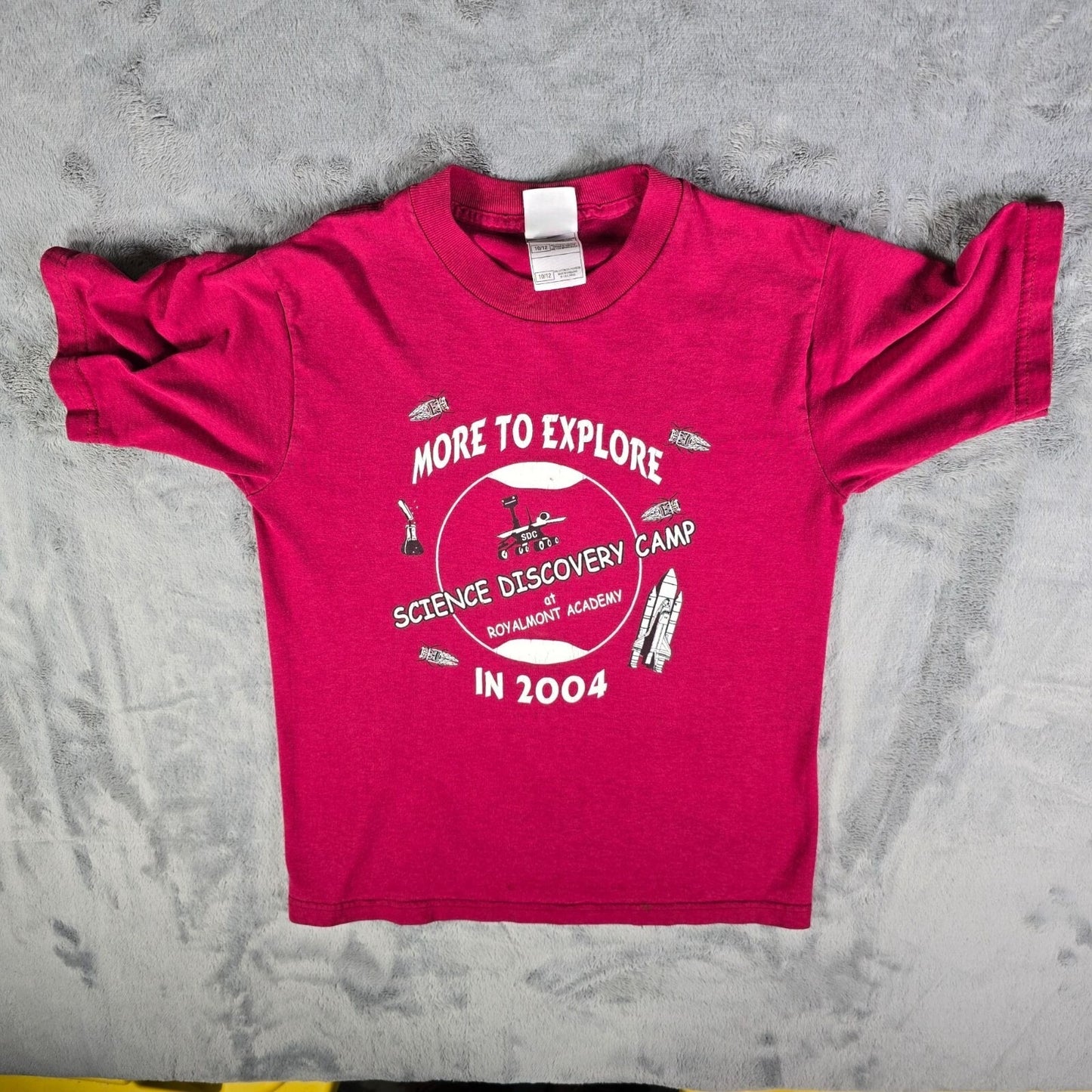 Vintage 2004 Science Discovery Camp at Royalmont Academy T-Shirt (Youth M 10/12)