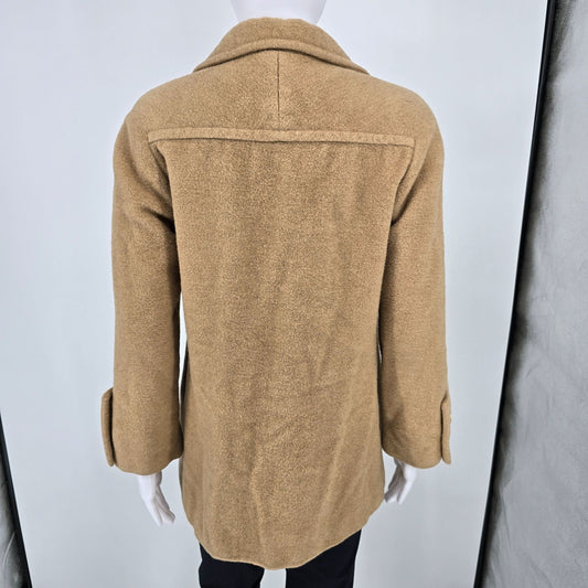 Vintage 1970s Originals by Denise Camel Hair Double Breasted Peacoat (M)