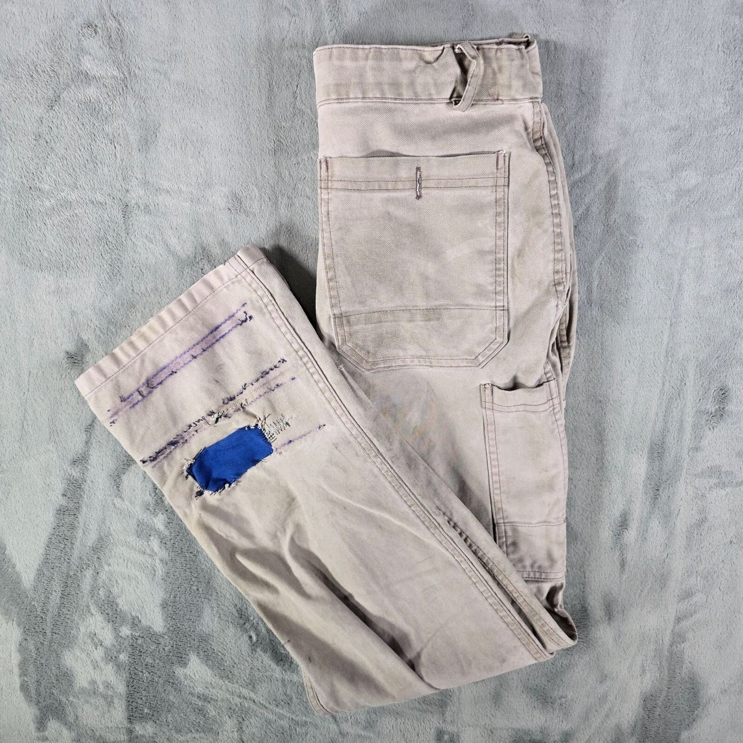 Thrashed Muzelle Dulac Hasson New Pilote European Utility Cargo Pants (32x30)