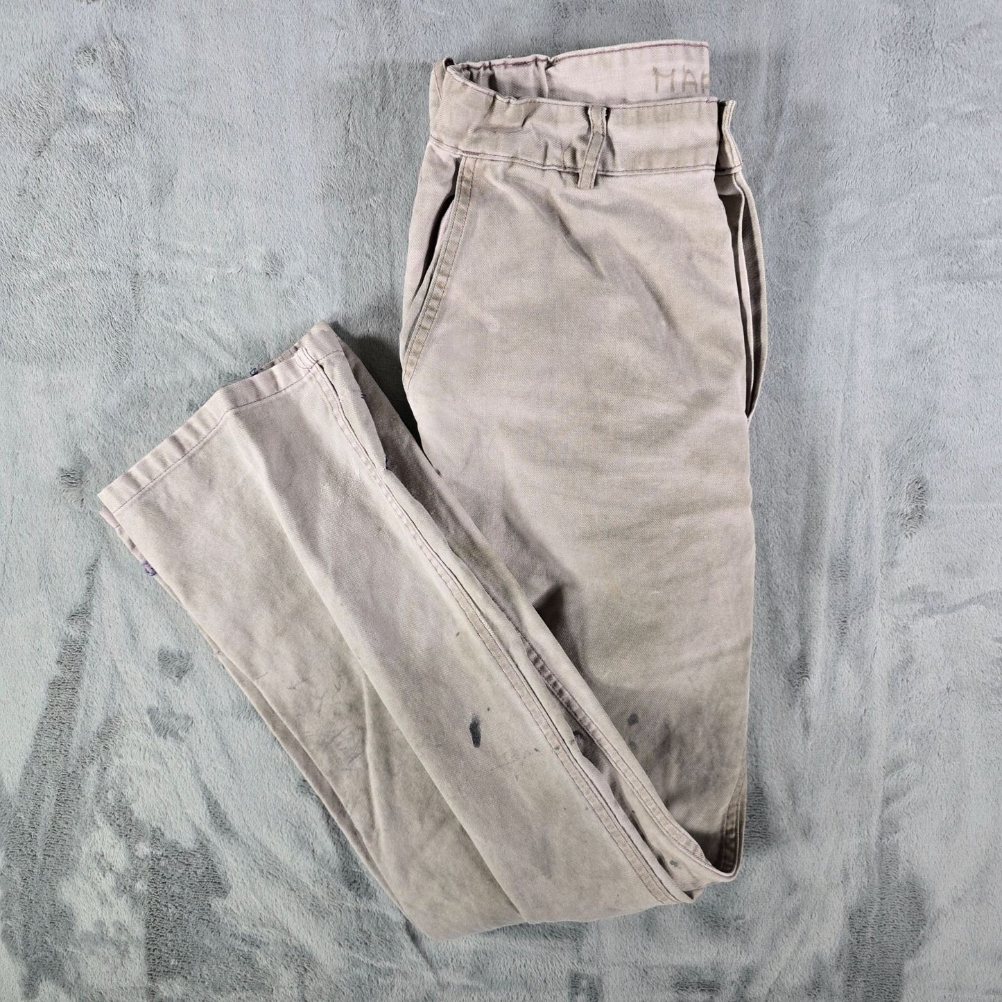 Thrashed Muzelle Dulac Hasson New Pilote European Utility Cargo Pants (32x30)