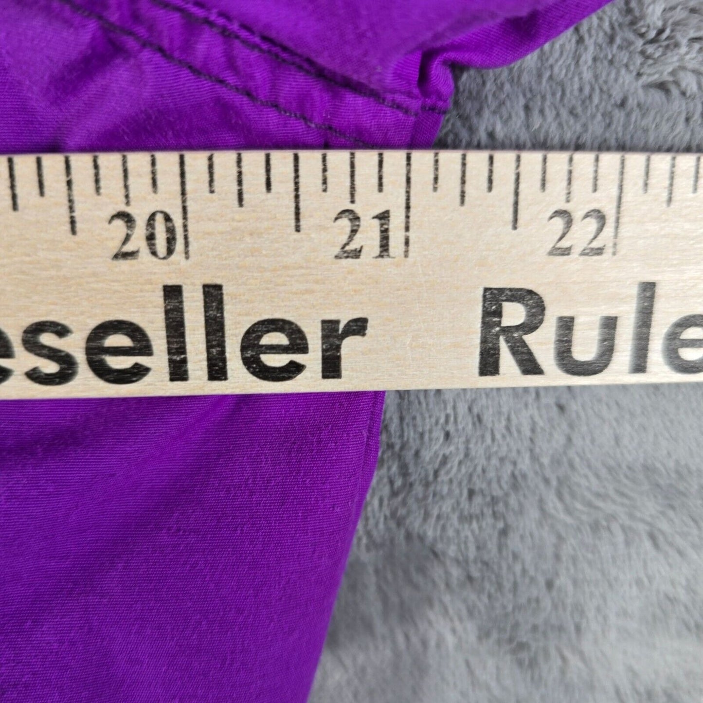 Vintage 1990s L.L. Bean Womens Purple Three-Season Jacket Fleece-Lined Jacket -L