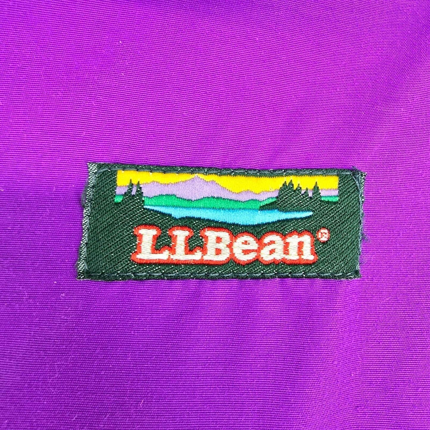 Vintage 1990s L.L. Bean Womens Purple Three-Season Jacket Fleece-Lined Jacket -L