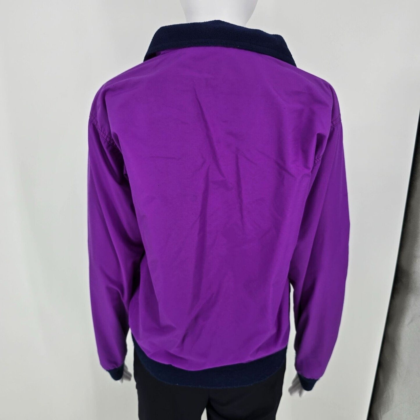 Vintage 1990s L.L. Bean Womens Purple Three-Season Jacket Fleece-Lined Jacket -L