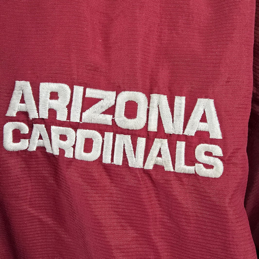 Vintage 1990s Logo Athletic Arizona Cardinals NFL Game Day Jacket (XL) *Flaws