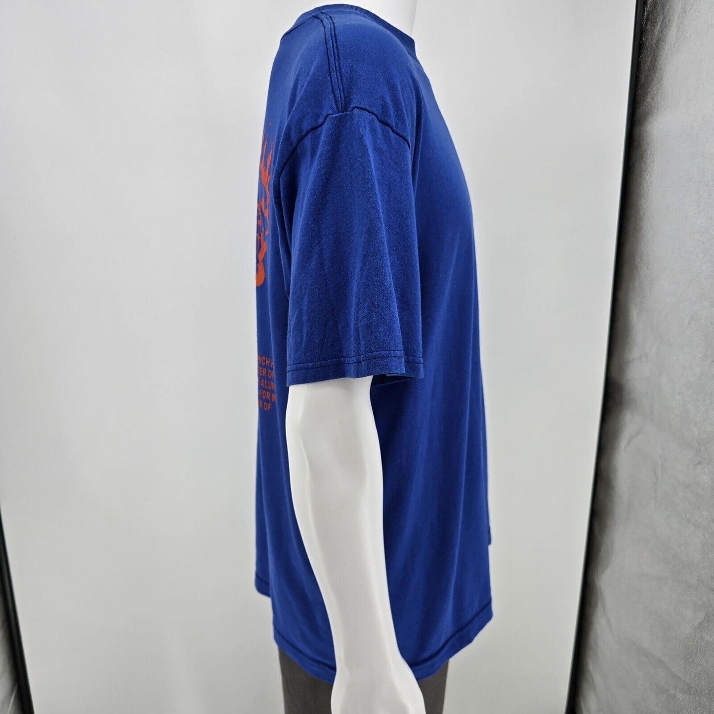 Vintage 1990s Blue Williamsburg (KY) Football Orange Crunch Bunch T-Shirt (L)