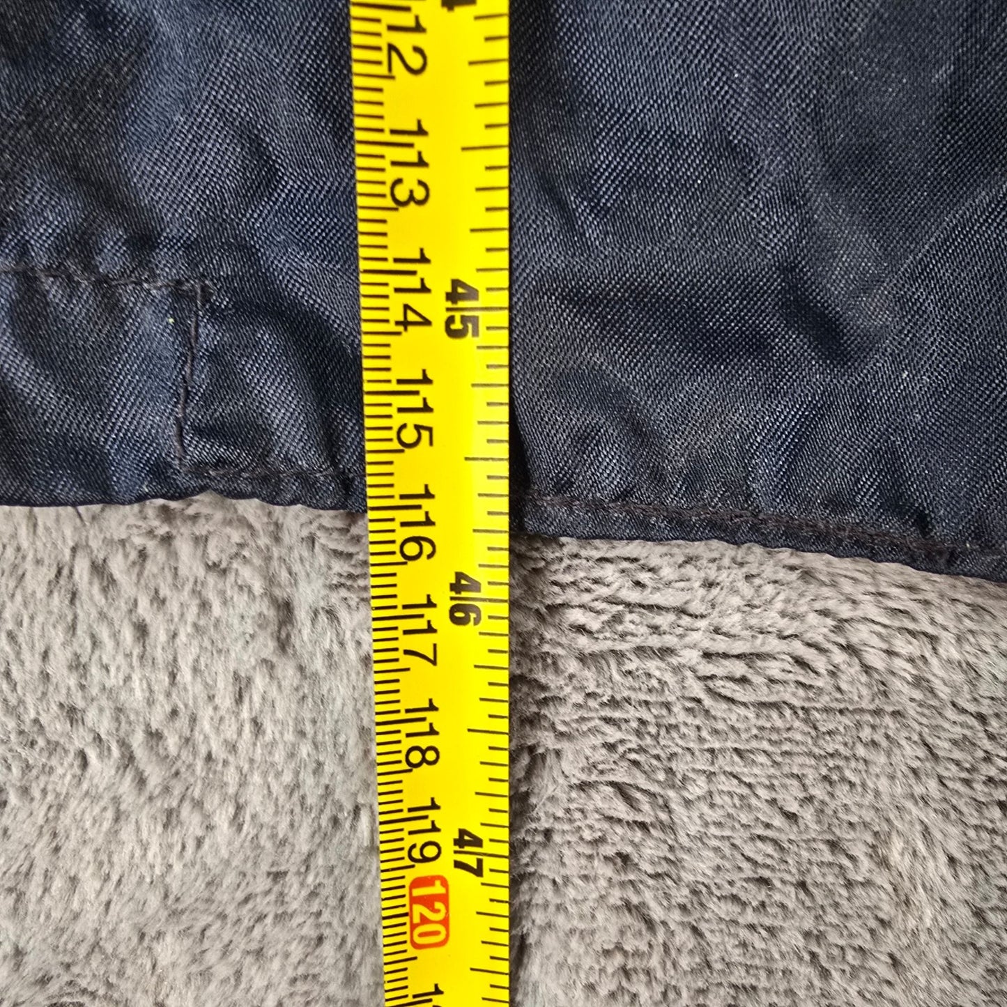 Mens Navy Blue Nylon Raincoat 40R By Brownwood Mfg. Co. USAF Military Style