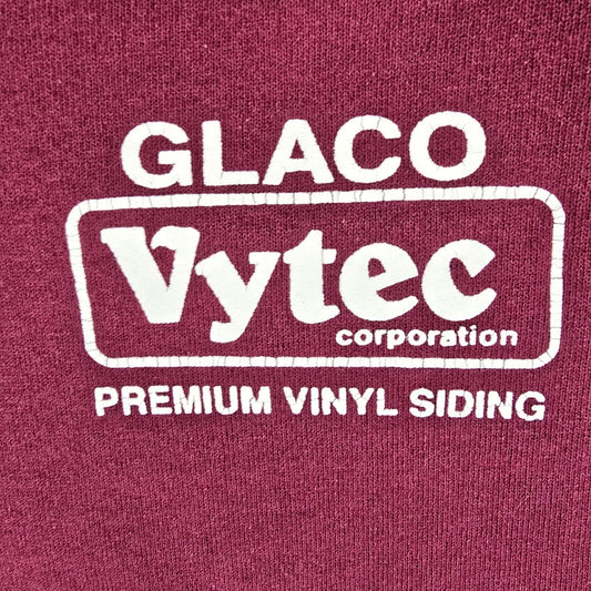 Vintage 1990s Glaco Vytec Corporation Premium Vinyl Siding Sweatshirt (M)